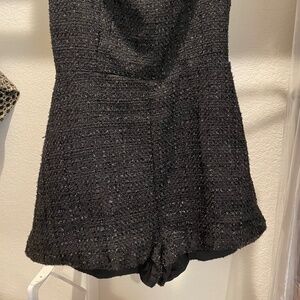 Black one piece shorts outfit